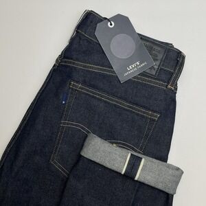 NEW Levi's High Rise Slim Jeans Women's 31x31 Japanese Selvedge Dark Blue Tab